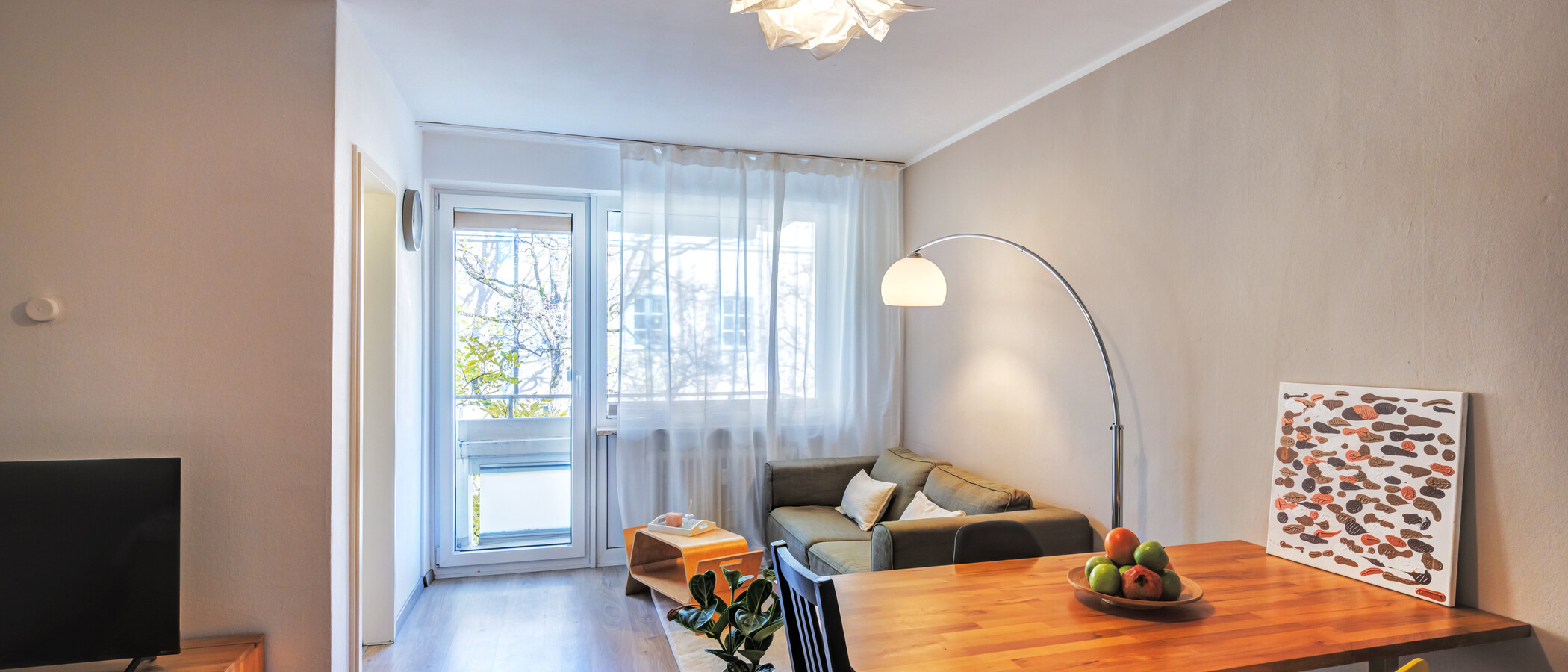 квартира München Neuhausen 02 жилое пространство 4612