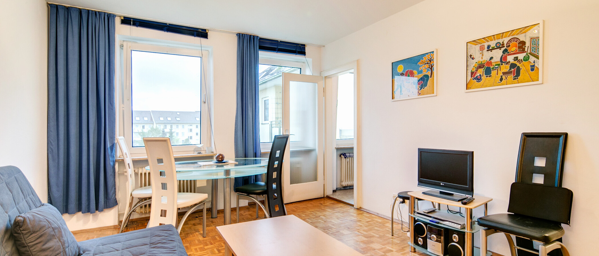 квартира München Schwabing-West 01 гостиная 4617