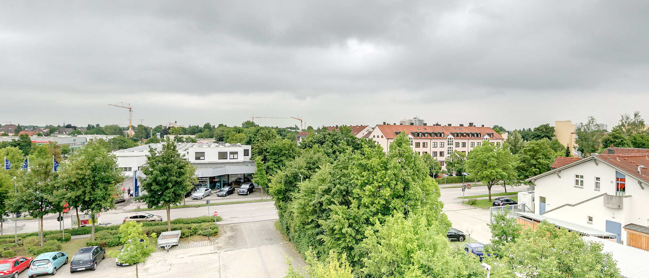 квартира Unterschleißheim 02 вид из окна 4619