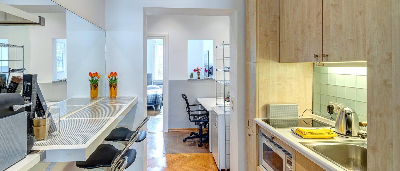 квартира München Haidhausen 03 кухня 4630