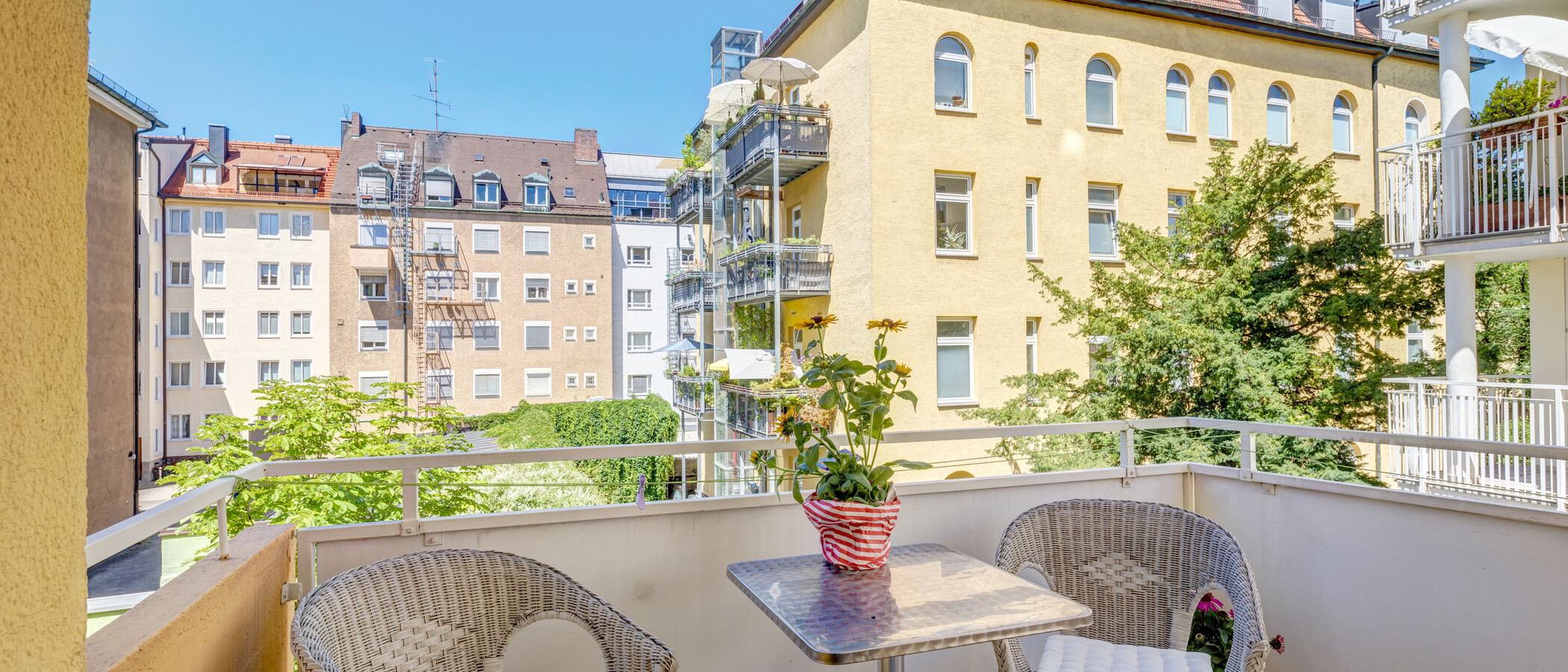 квартира München Maxvorstadt - Universitätsviertel 01 балкон 4668