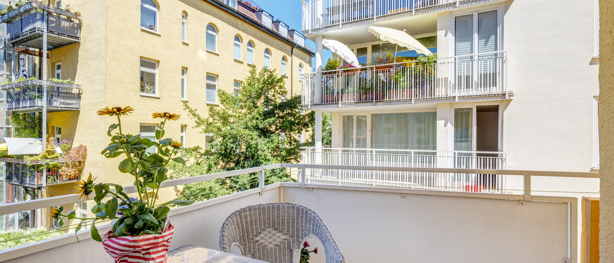 квартира München Maxvorstadt - Universitätsviertel 02 балкон 4668
