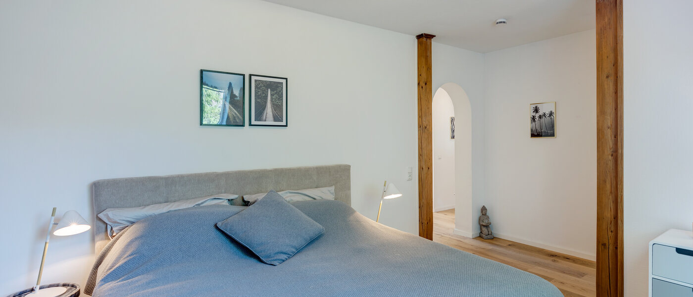 квартира München Nymphenburg-Gern 03 спальная комната 4670