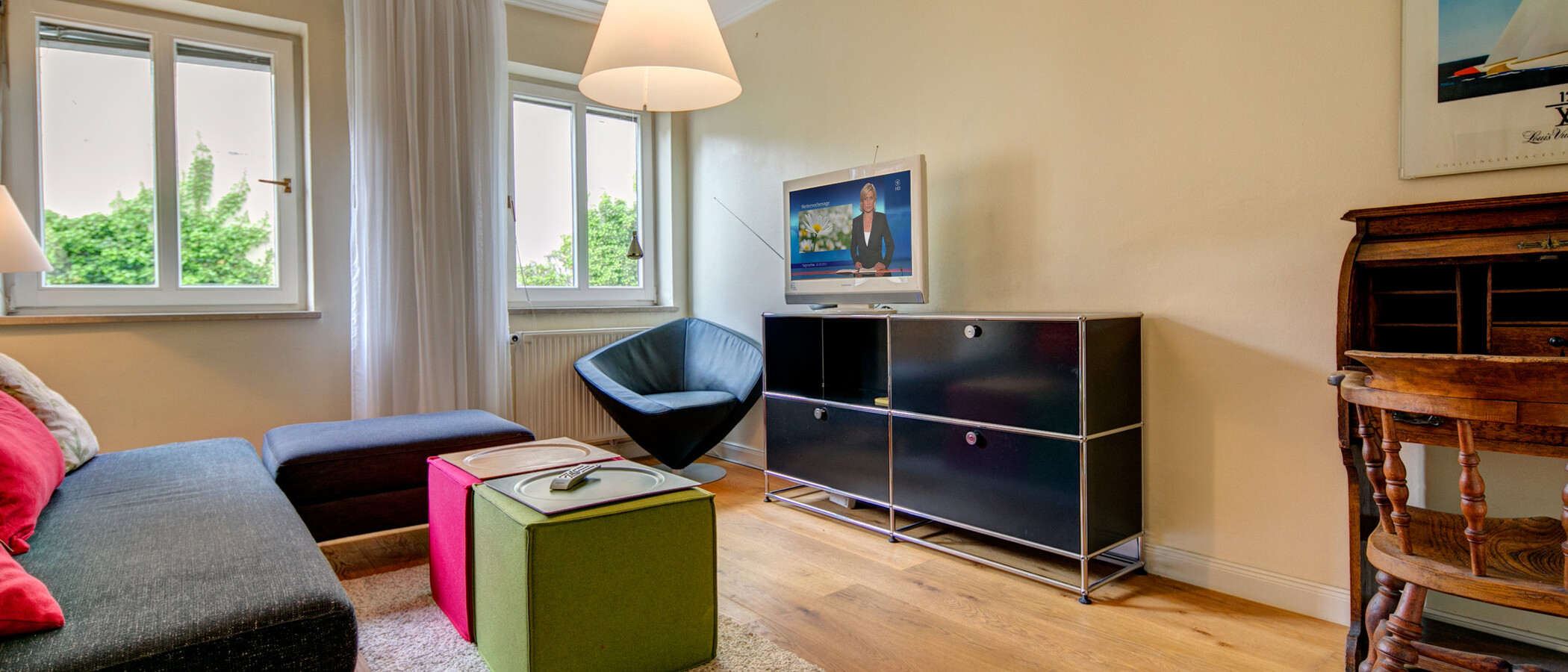 квартира München Schwabing (links der Leopoldstraße) 03 гостиная 4673