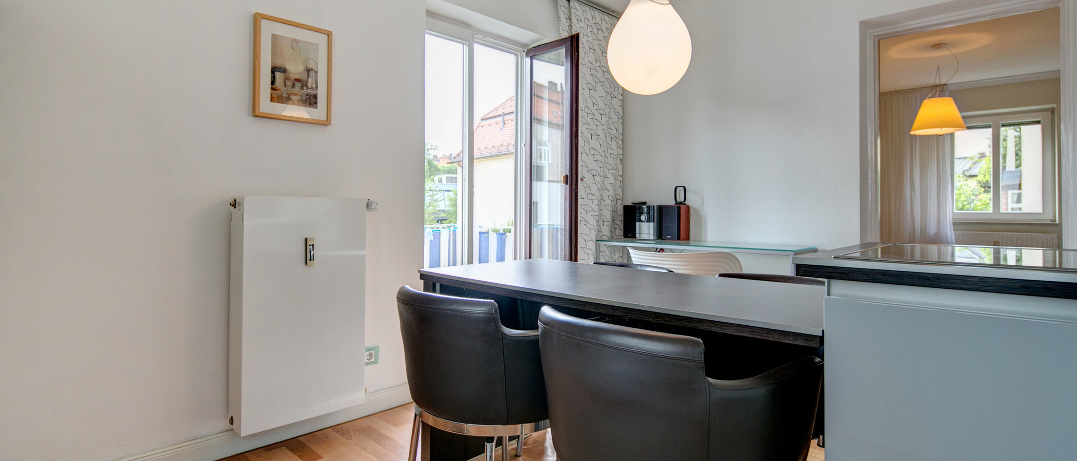 квартира München Schwabing (links der Leopoldstraße) 05 кухня 4673