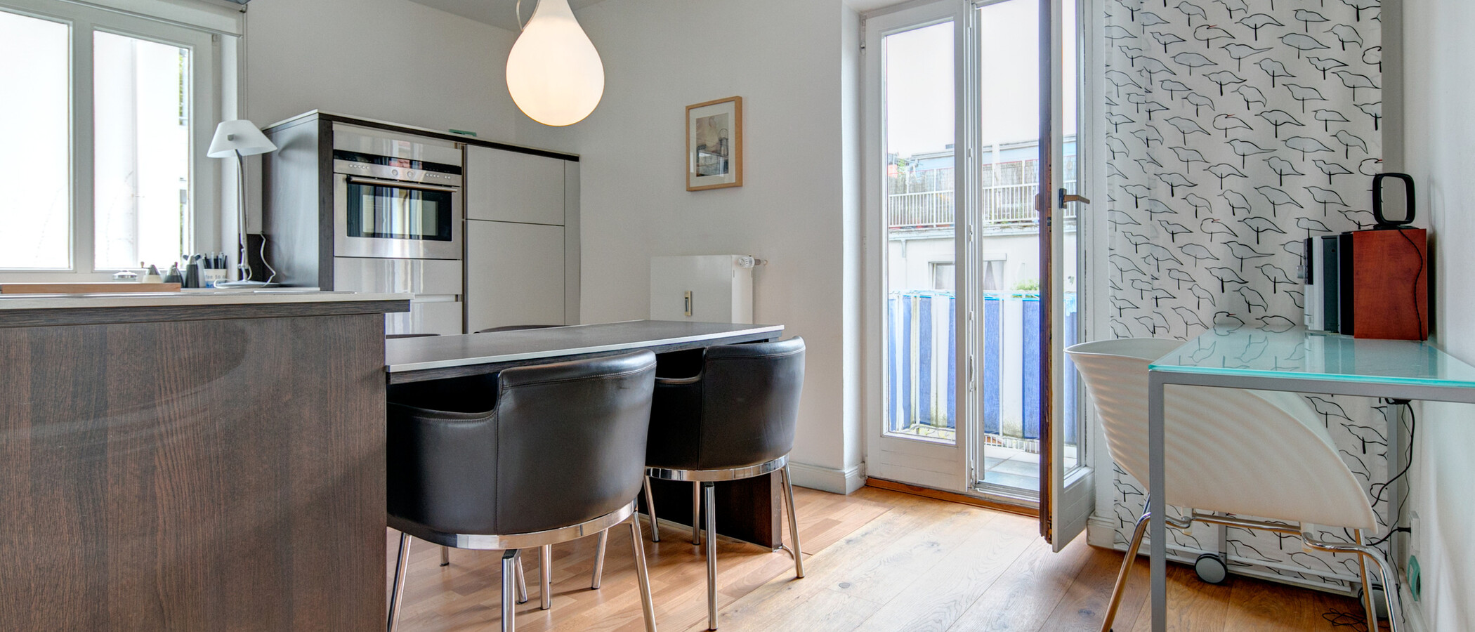 квартира München Schwabing (links der Leopoldstraße) 06 кухня 4673