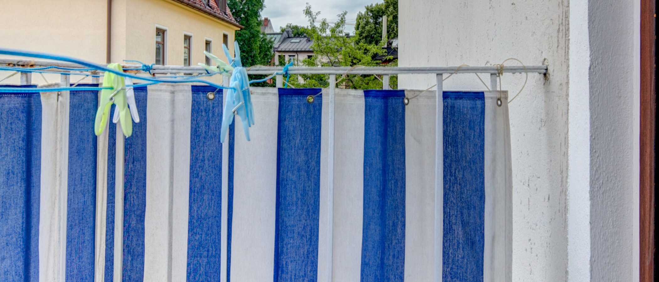 квартира München Schwabing (links der Leopoldstraße) 02 балкон 4673
