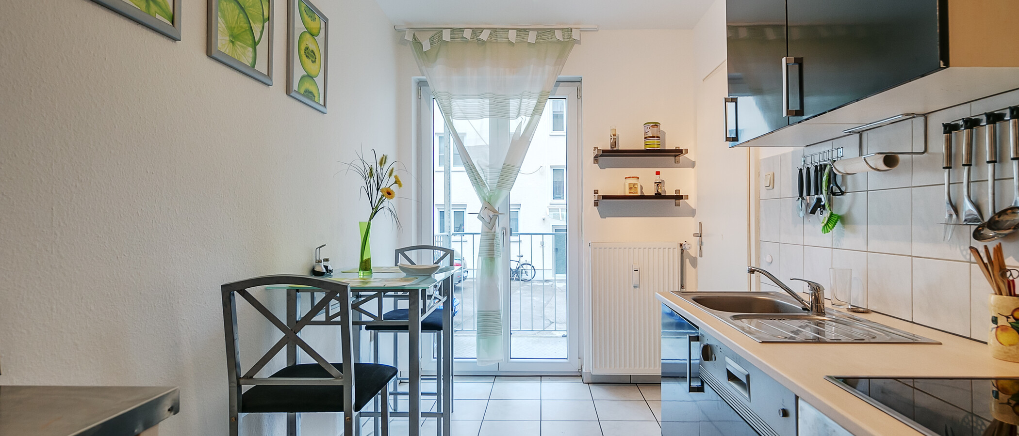 квартира München Schwabing-West (rund um den Hohenzollernplatz) 01 кухня 4679