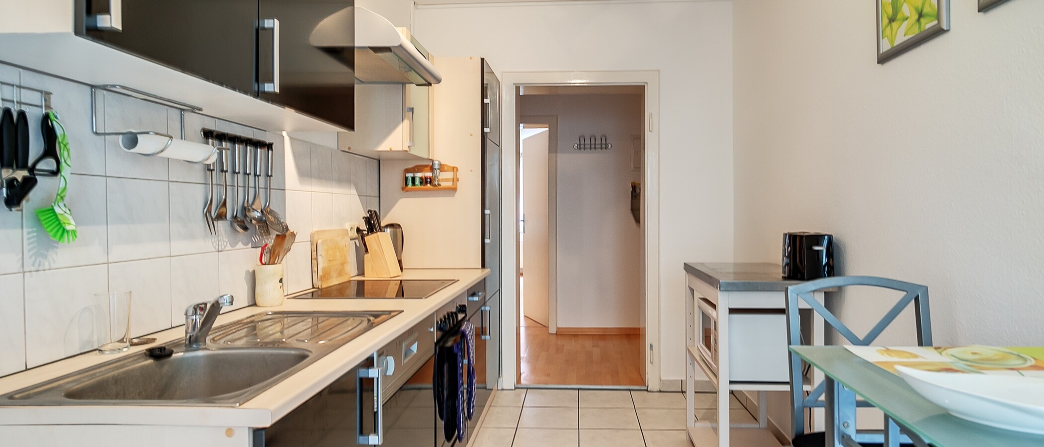 квартира München Schwabing-West (rund um den Hohenzollernplatz) 02 кухня 4679