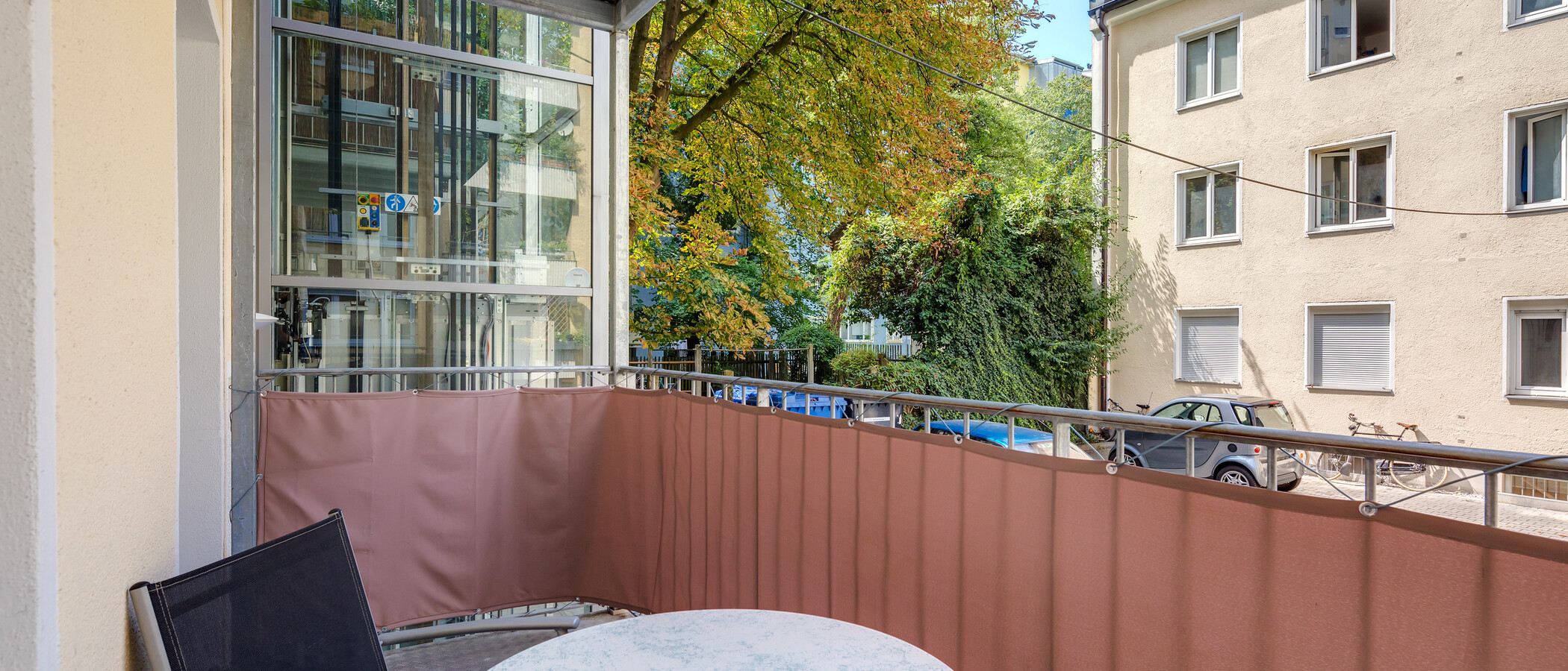 квартира München Schwabing-West (rund um den Hohenzollernplatz) 02 балкон 4679