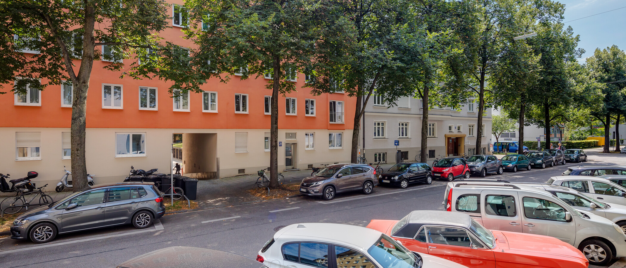 квартира München Schwabing-West (rund um den Hohenzollernplatz) 03 вид из окна 4679