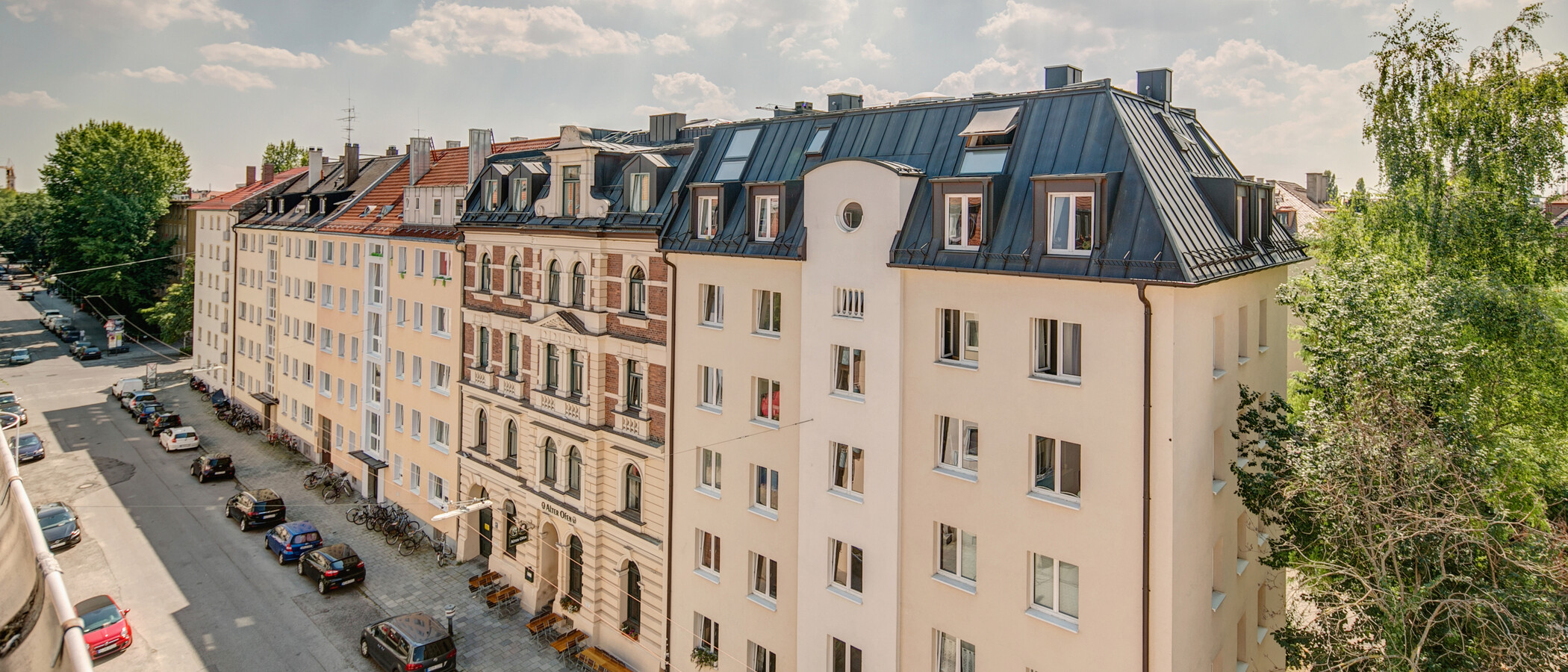 мансардная квартира München Maxvorstadt - Rund um den Josephsplatz 02 вид из окна 4683