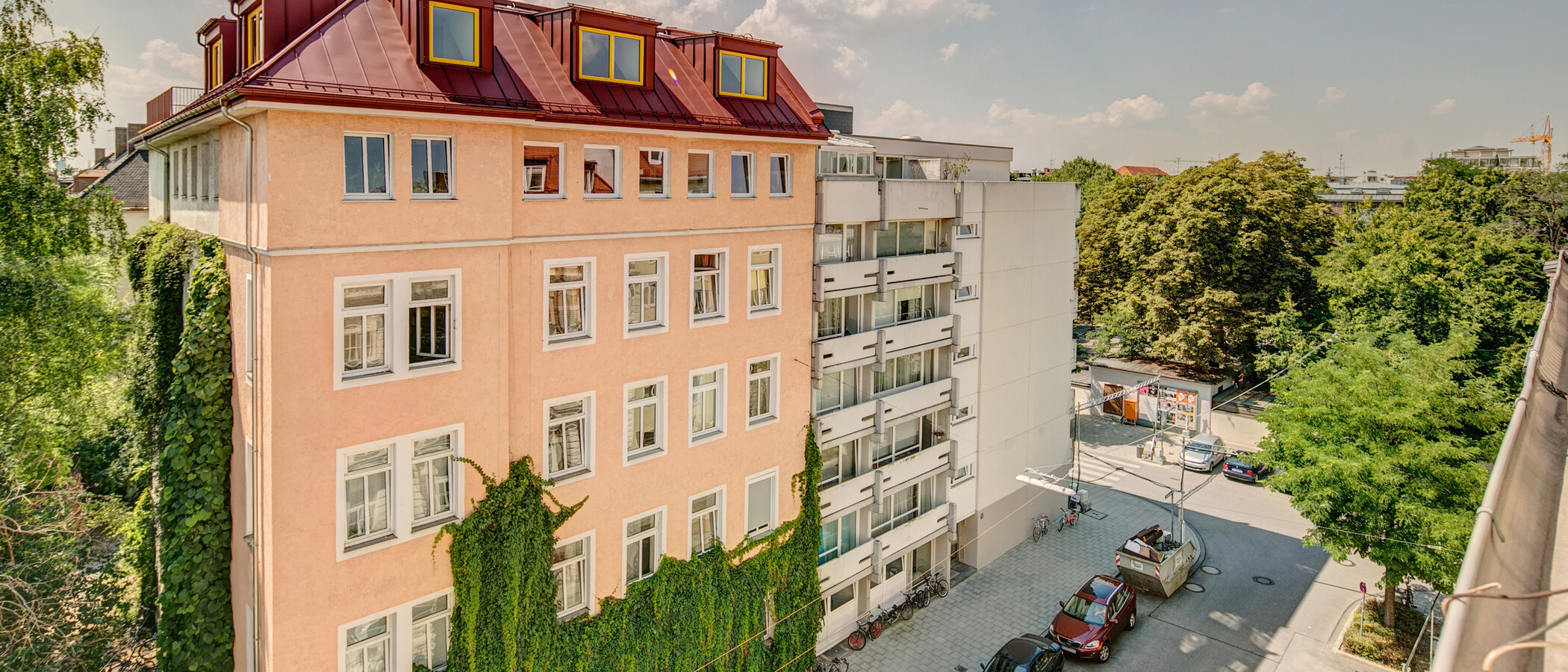 мансардная квартира München Maxvorstadt - Rund um den Josephsplatz 04 вид из окна 4683