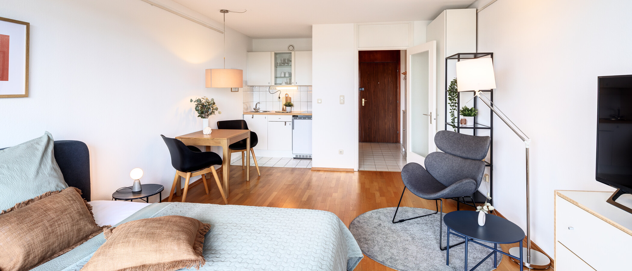 квартира München Schwabing 03 жилое пространство 4700