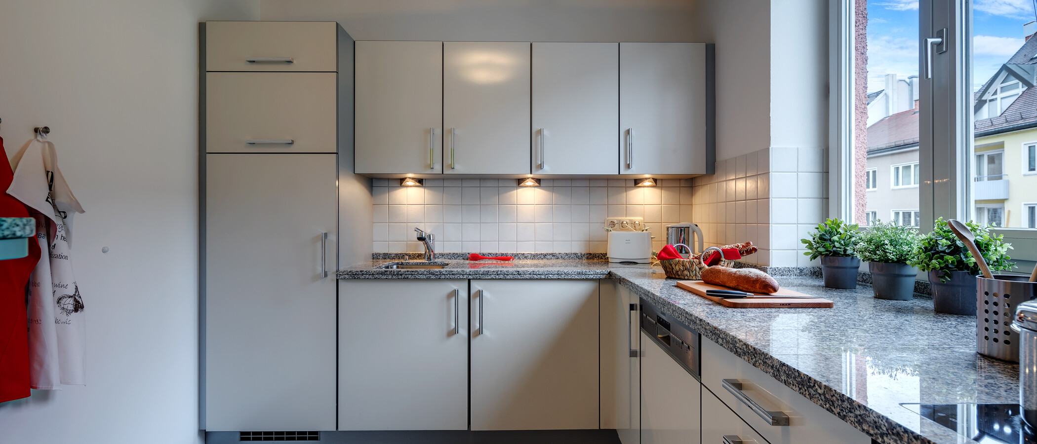 квартира München Maxvorstadt - Westen 02 кухня 49