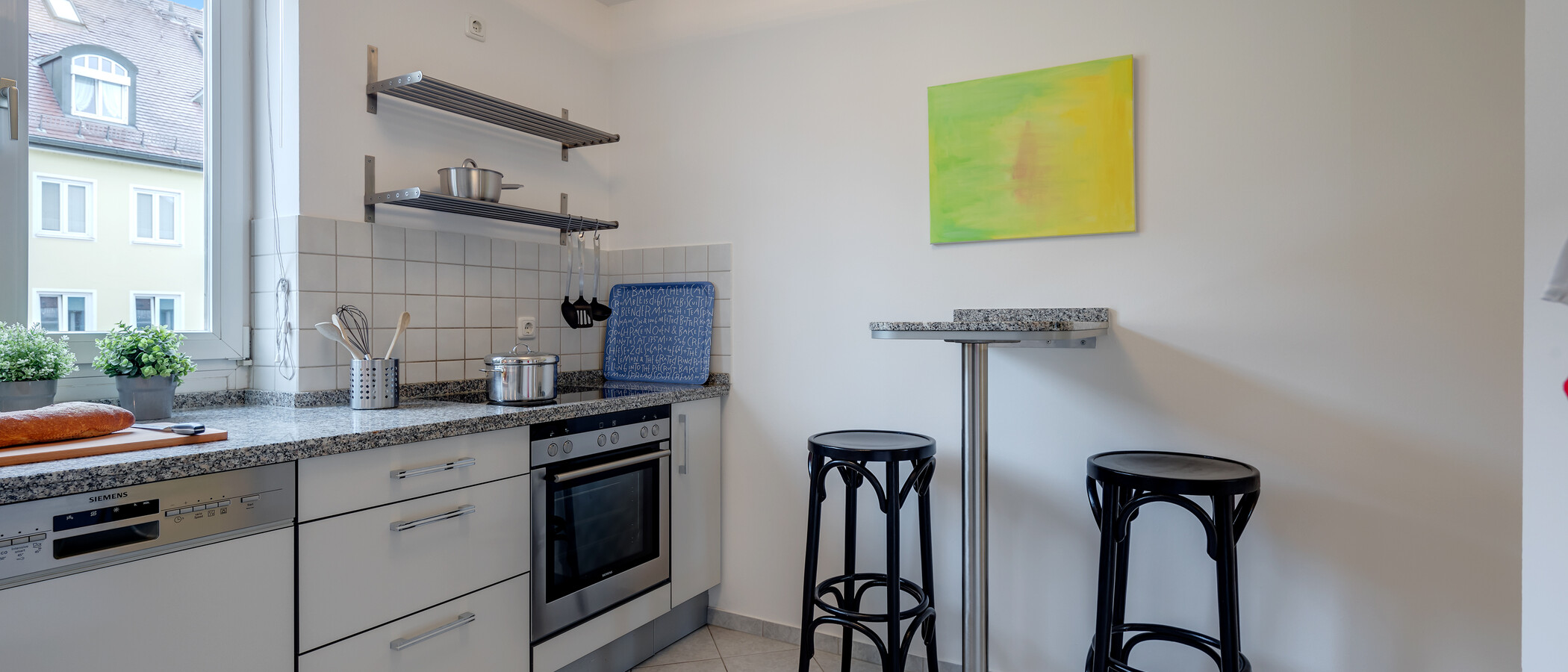 квартира München Maxvorstadt - Westen 04 кухня 49