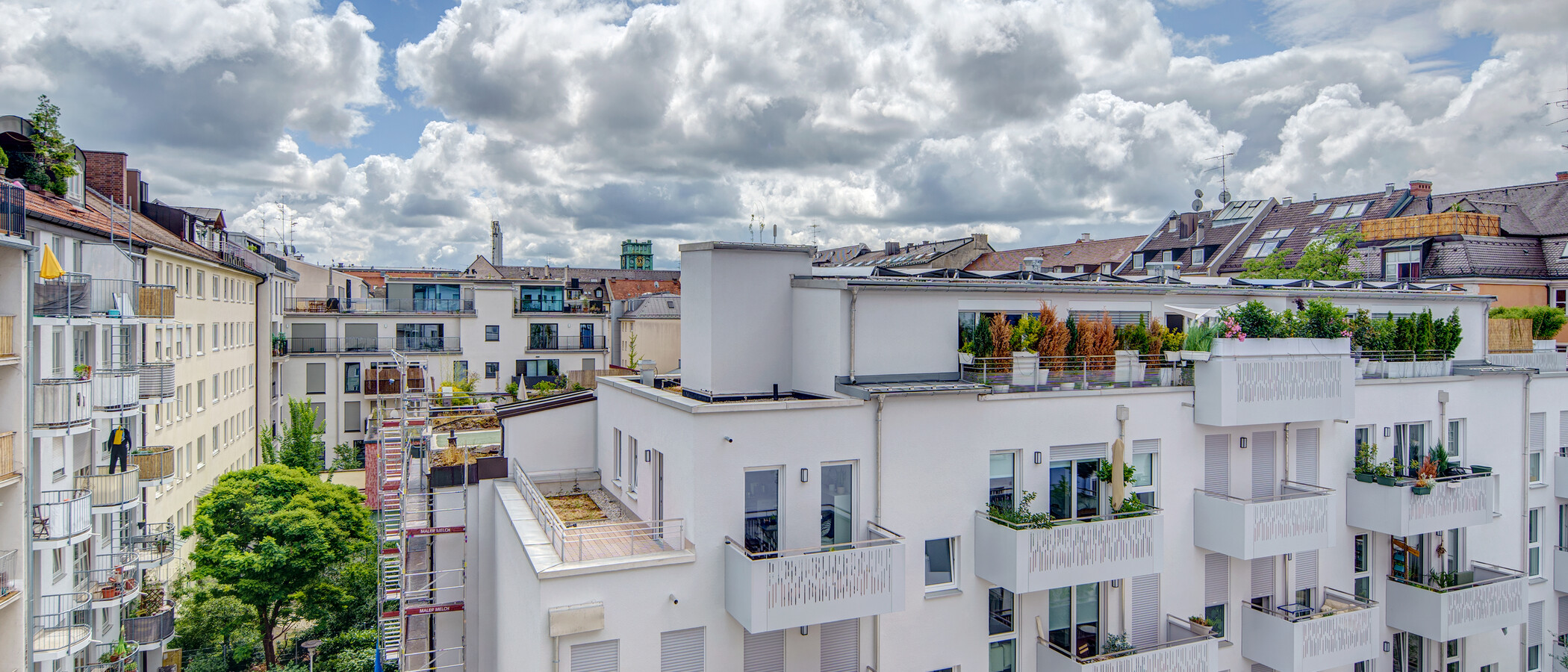 квартира München Maxvorstadt - Westen 01 вид из окна 49