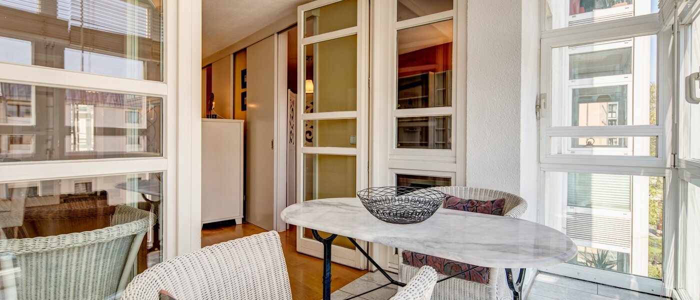 квартира München Schwabing-West (rund um den Bonner Platz) 03 застекленная терраса 4912