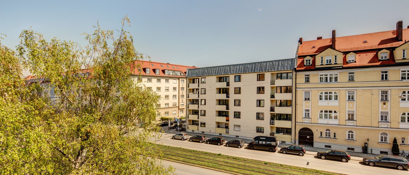 квартира München Schwabing-West (rund um den Bonner Platz) 03 вид из окна 4912