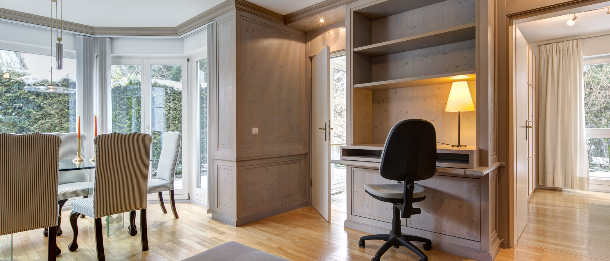 квартира München Obermenzing 02 гостиная 4944