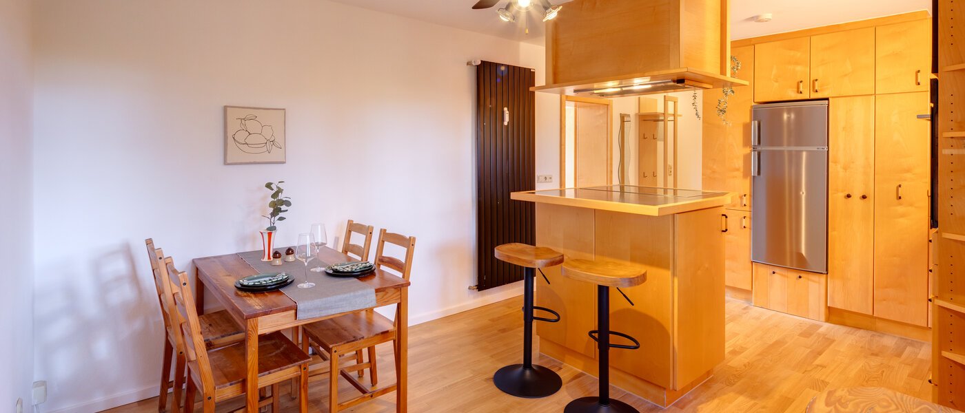 квартира München Bogenhausen 02 кухня 4956