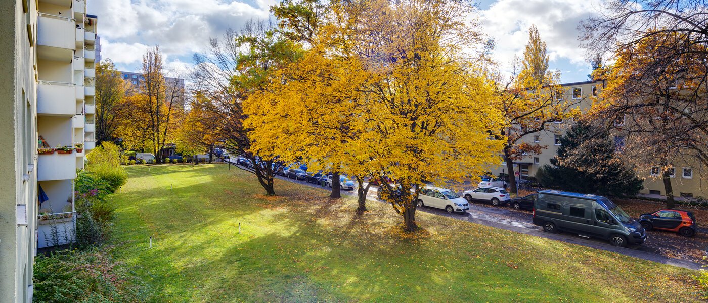 квартира München Bogenhausen 02 вид из окна 4956