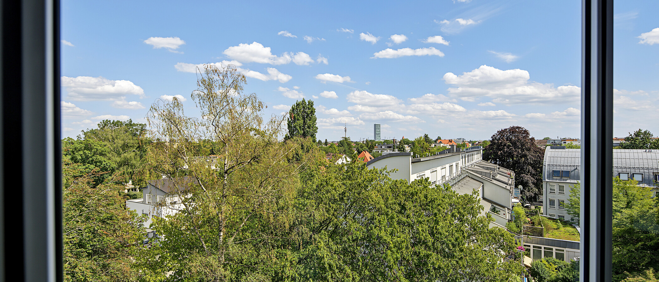 квартира München Moosach 02 вид из окна 4969