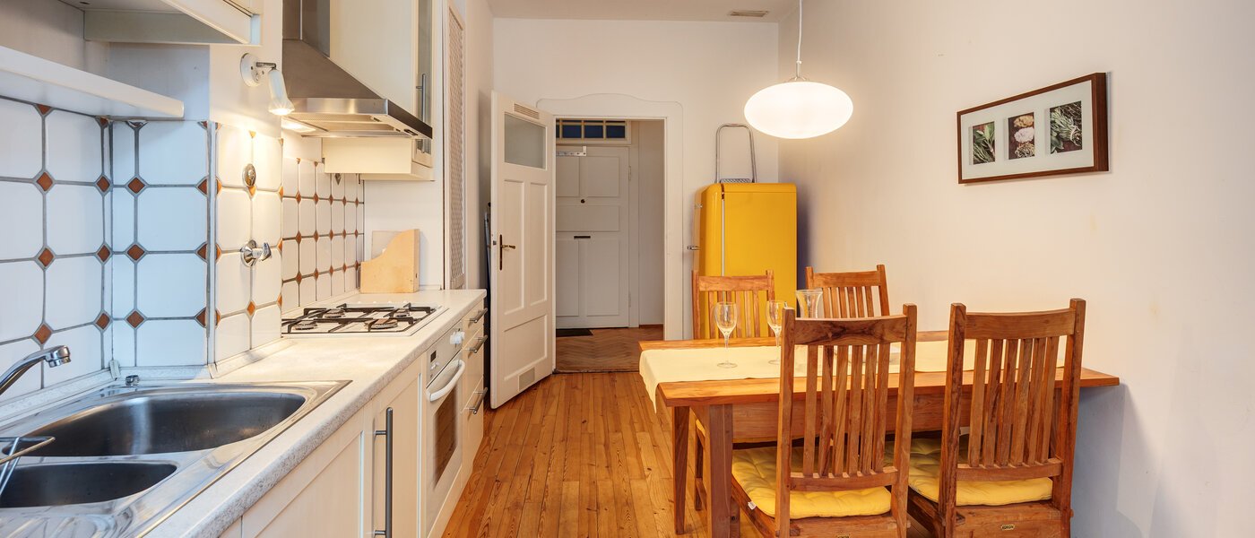 квартира München Neuhausen 02 кухня 5003