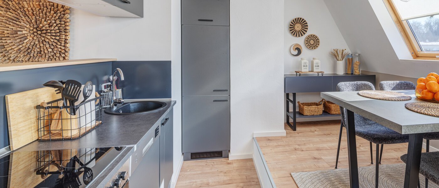 двухэтажная квартира München Au 02 кухня 5023