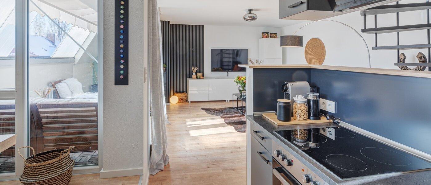 двухэтажная квартира München Au 05 кухня 5023