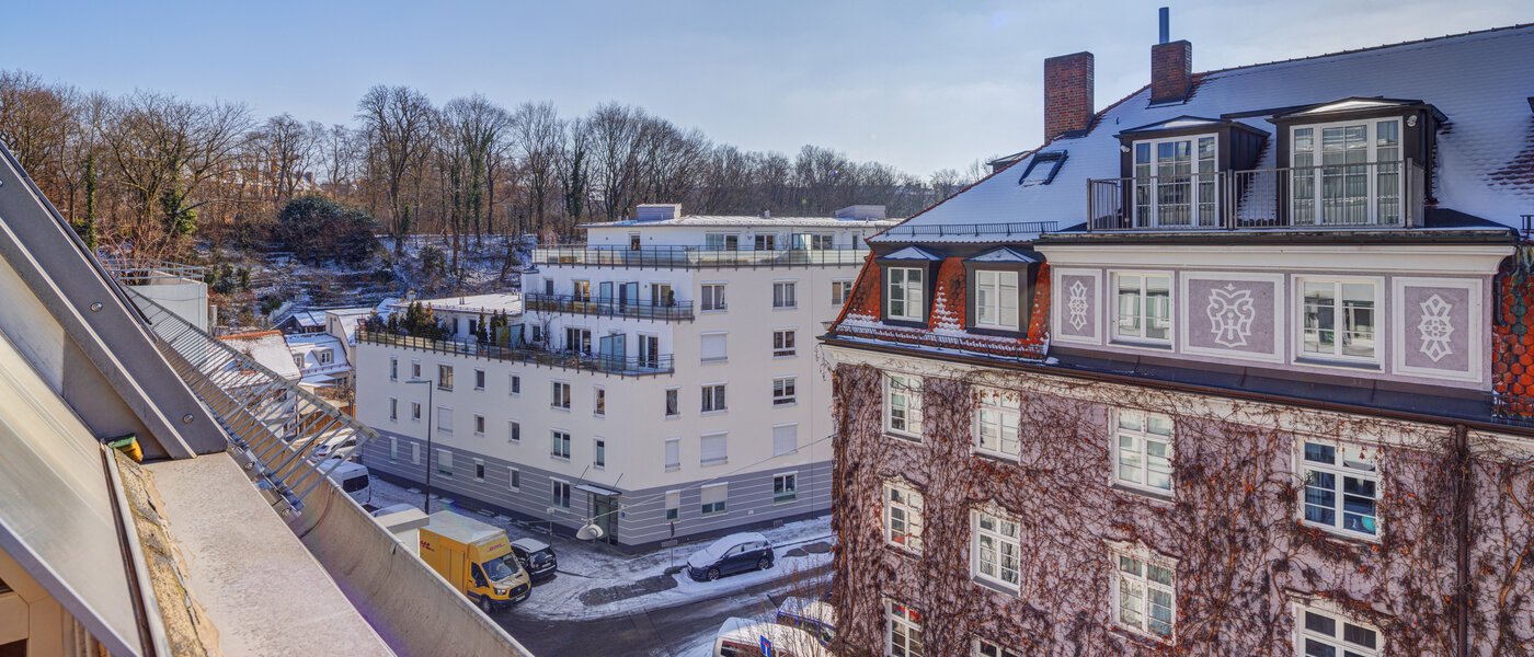 двухэтажная квартира München Au 01 вид из окна 5023