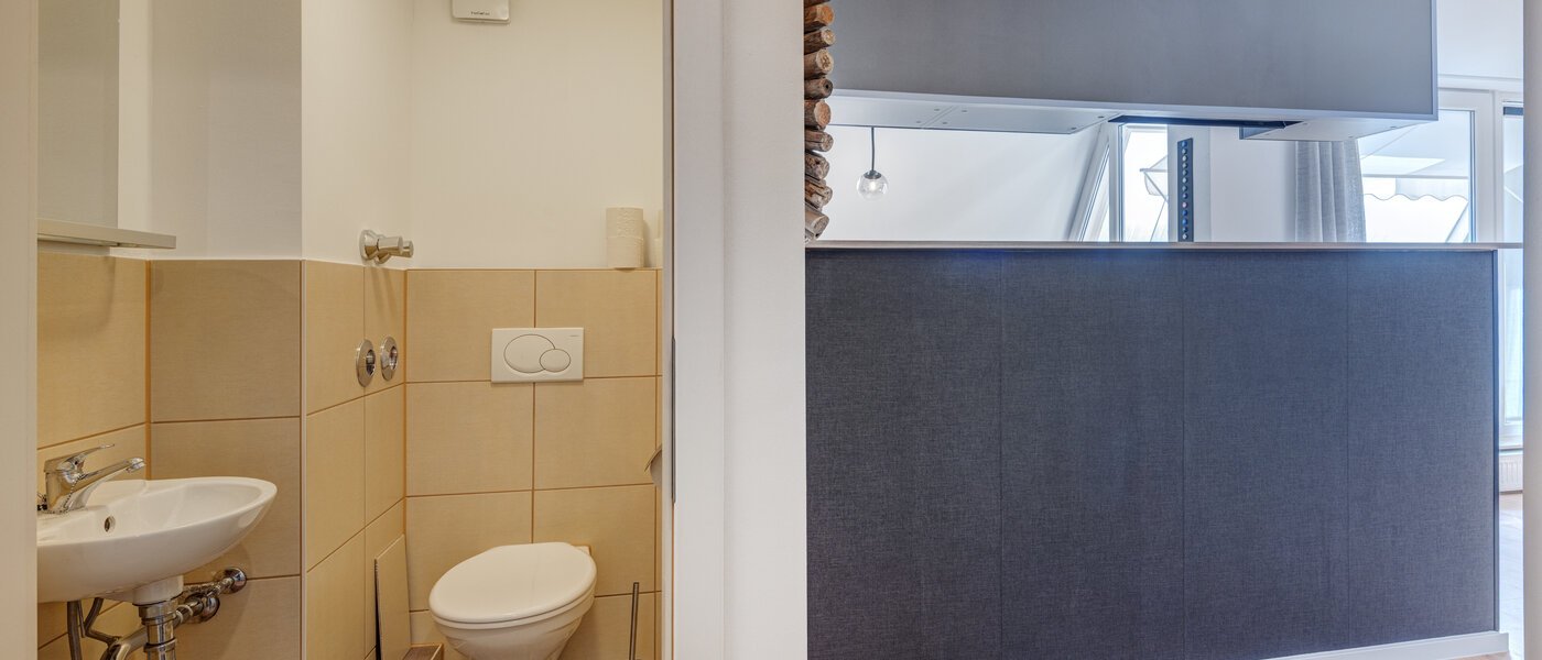 двухэтажная квартира München Au 01 гостевой туалет 5023
