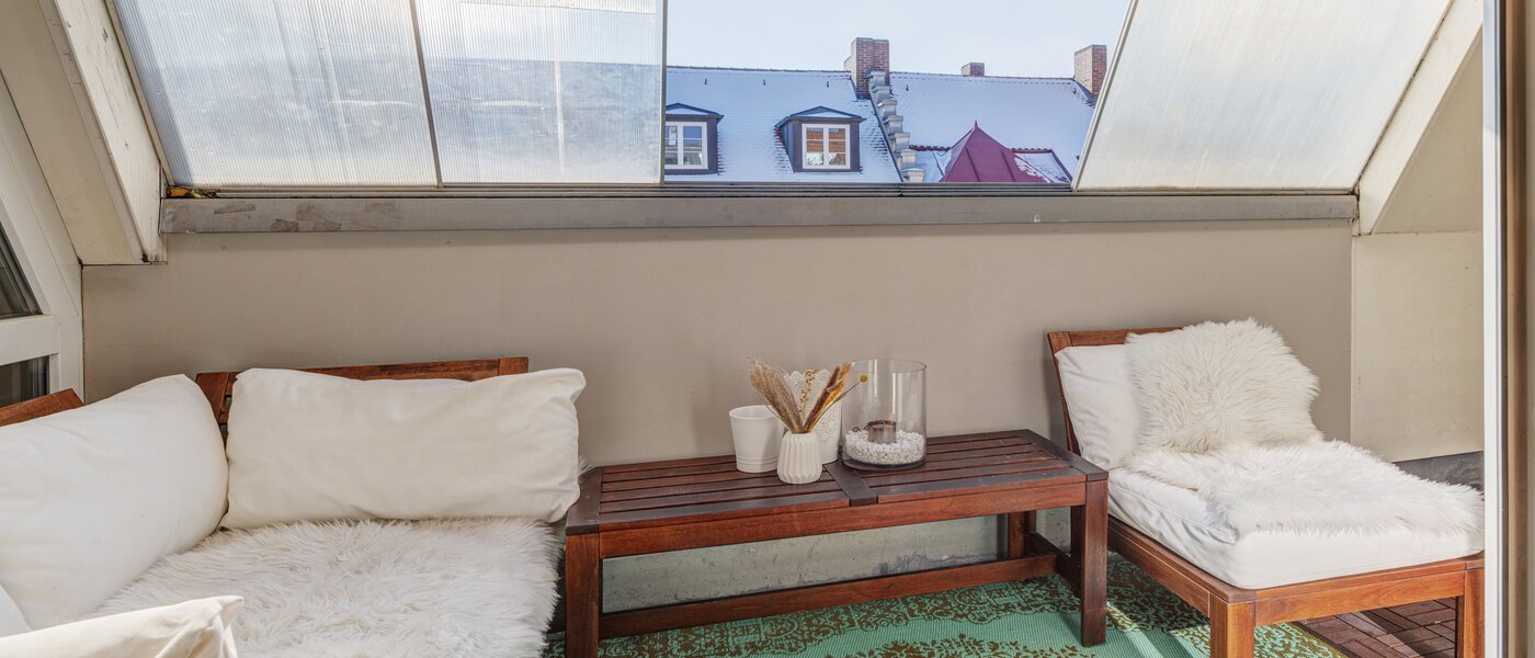 двухэтажная квартира München Au 02 лоджия 5023