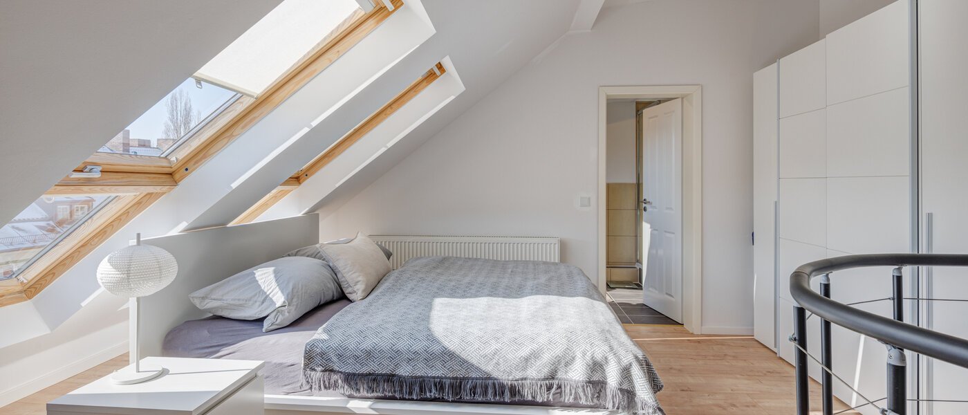 двухэтажная квартира München Au 02 спальная комната 5023