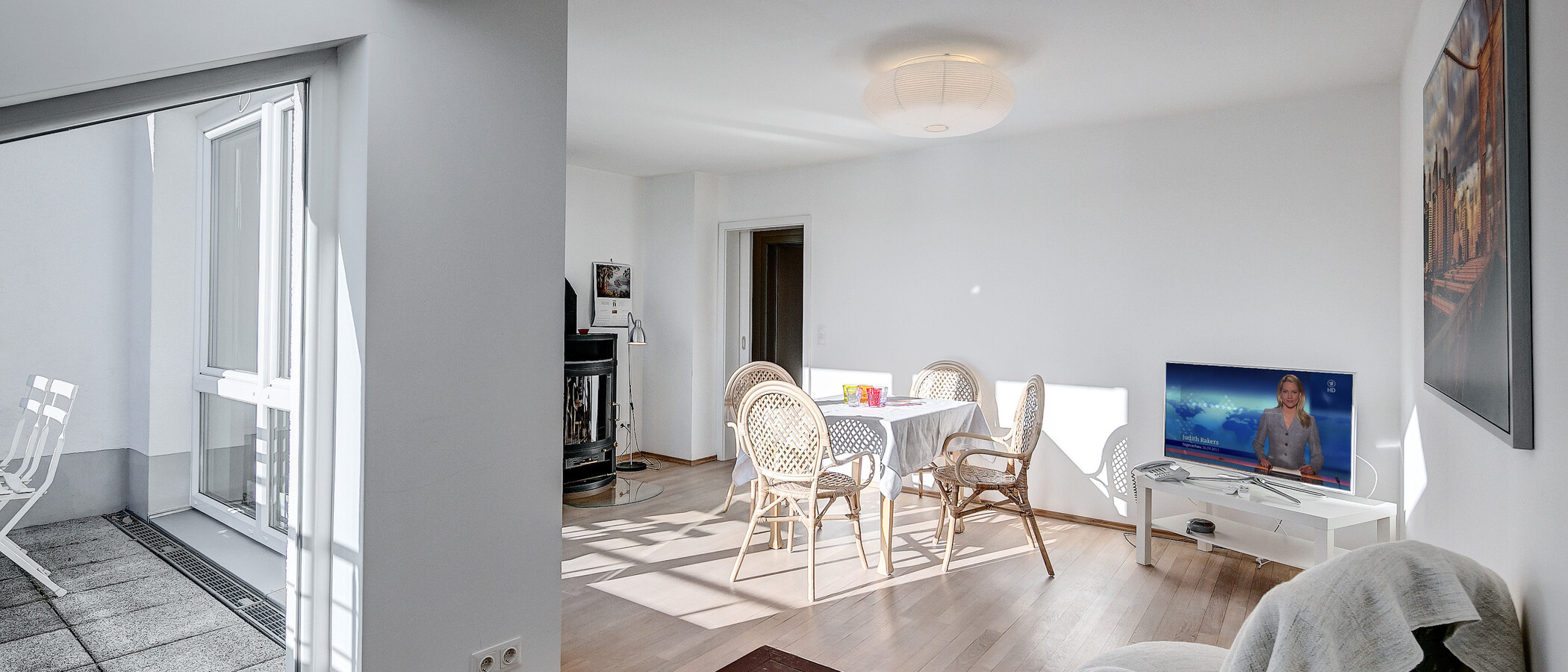 мансардная квартира München Schwabing-West 03 гостиная 5041