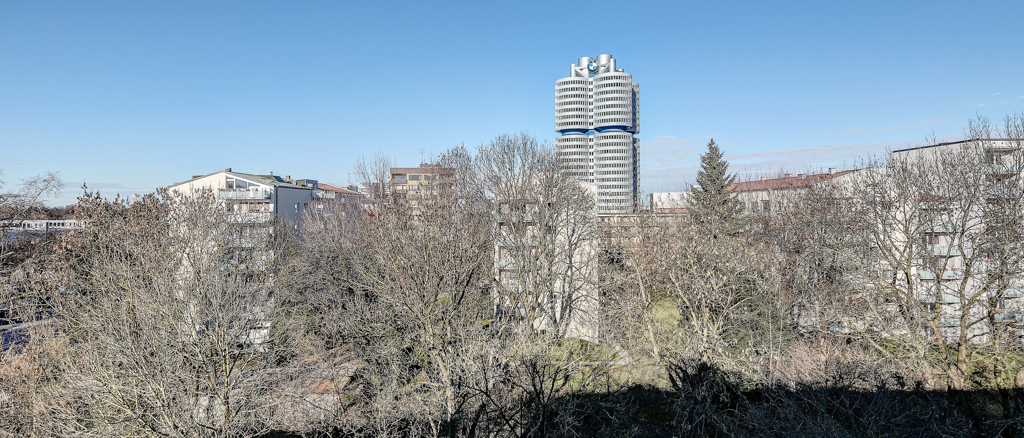 мансардная квартира München Schwabing-West 03 вид из окна 5041