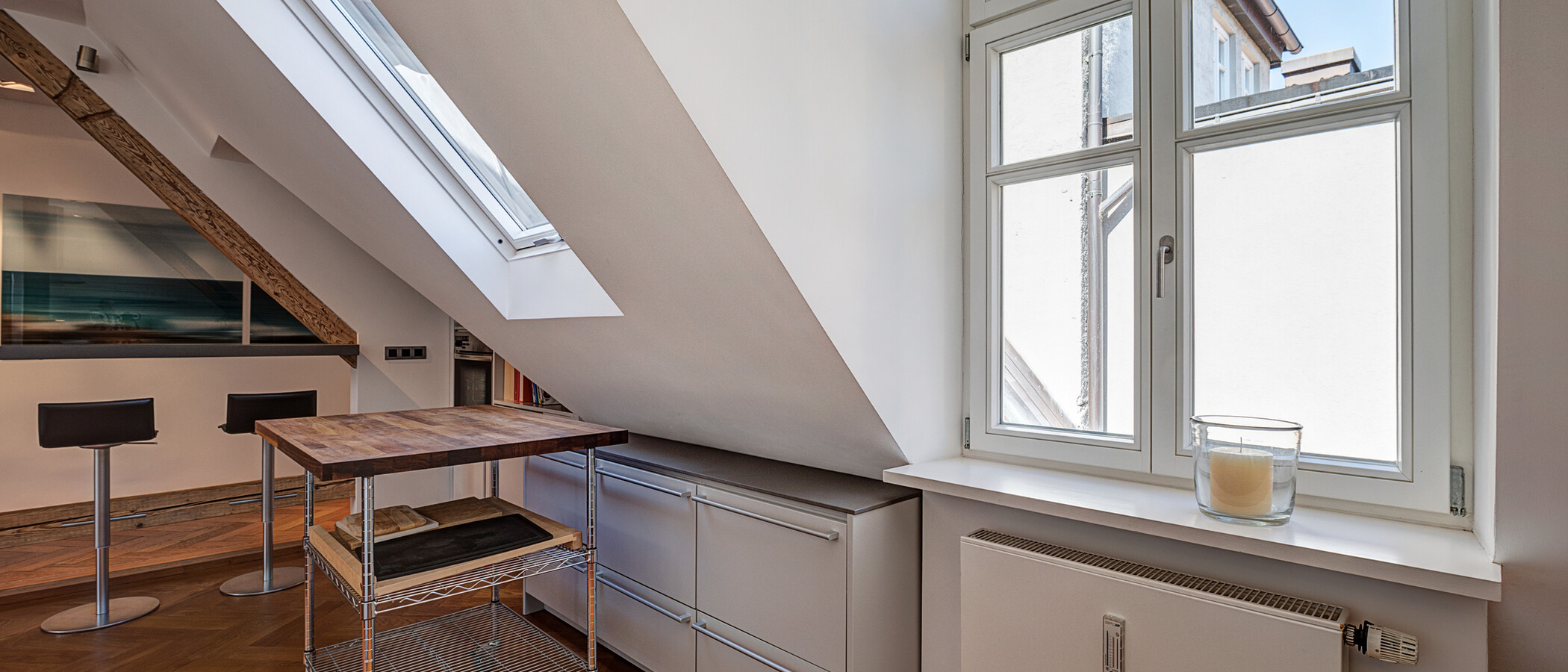 квартира München Maxvorstadt - Rund um den Josephsplatz 04 кухня 5076