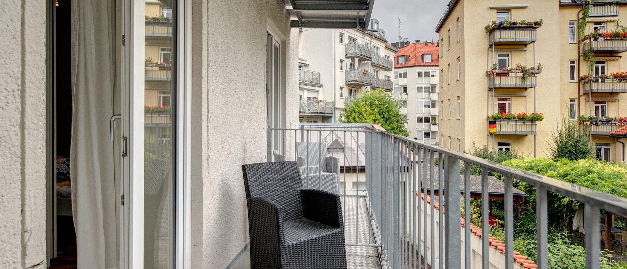квартира München Isarvorstadt 01 балкон 5087