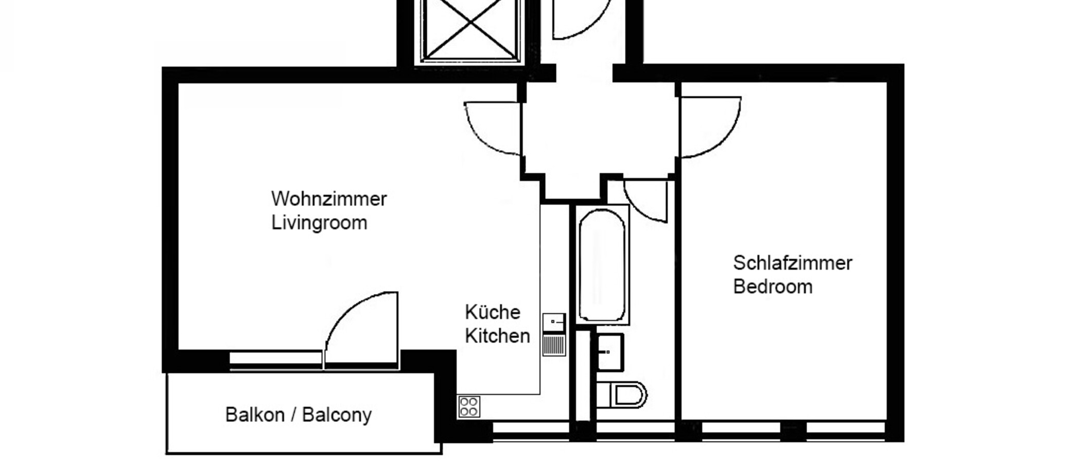 квартира München Schwabing-West 01 план этажа 5116