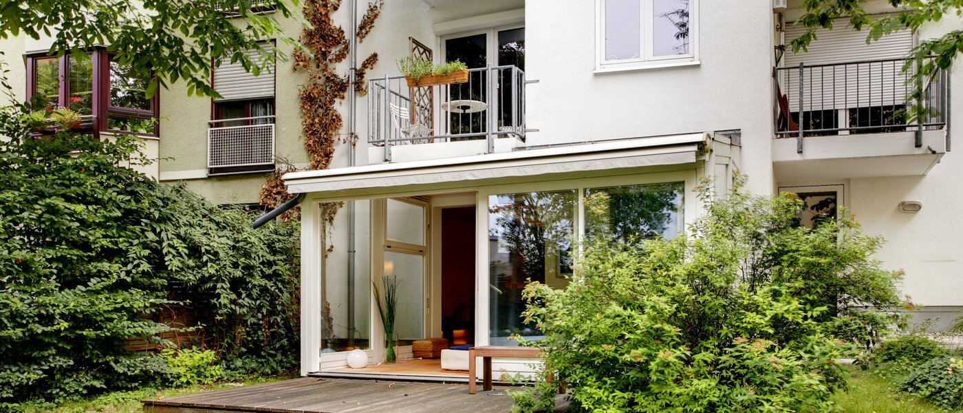 квартира с садом München Au 01 терраса 5163