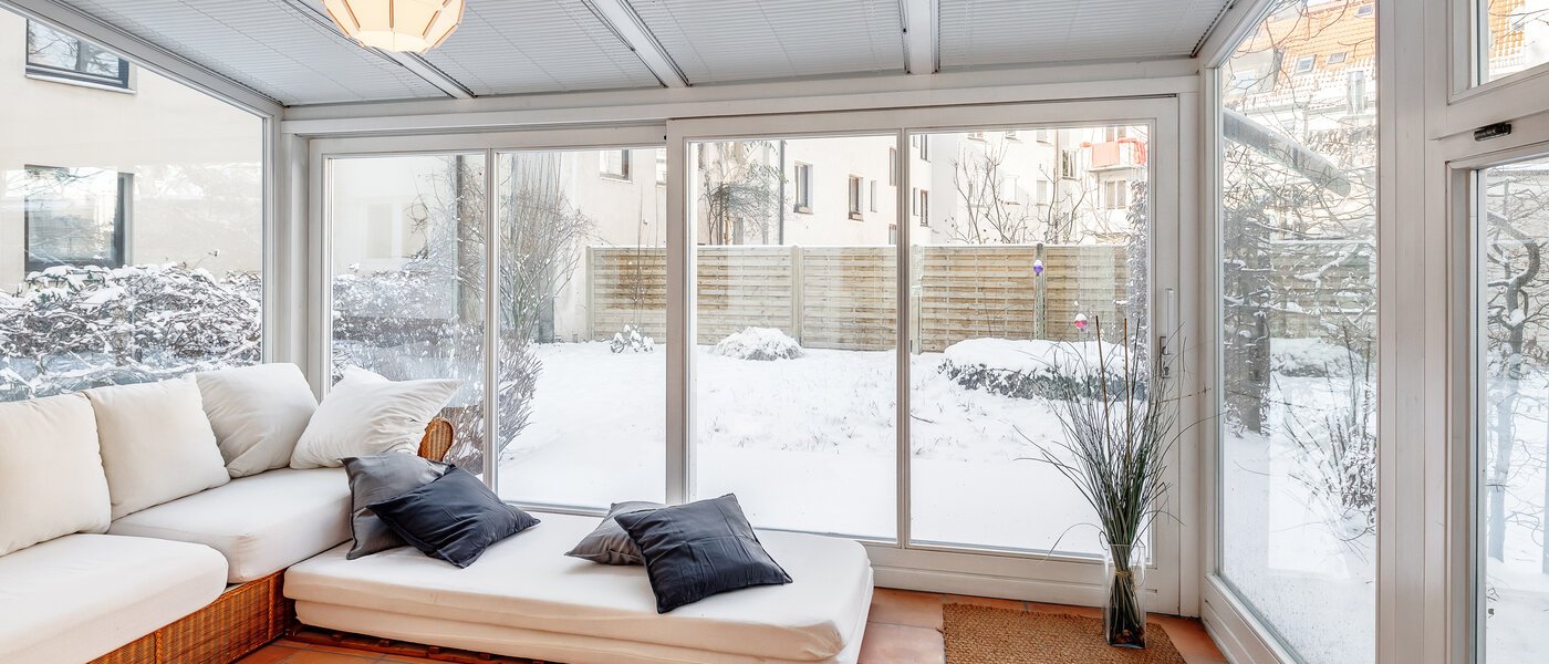 квартира с садом München Au 01 застекленная терраса 5163