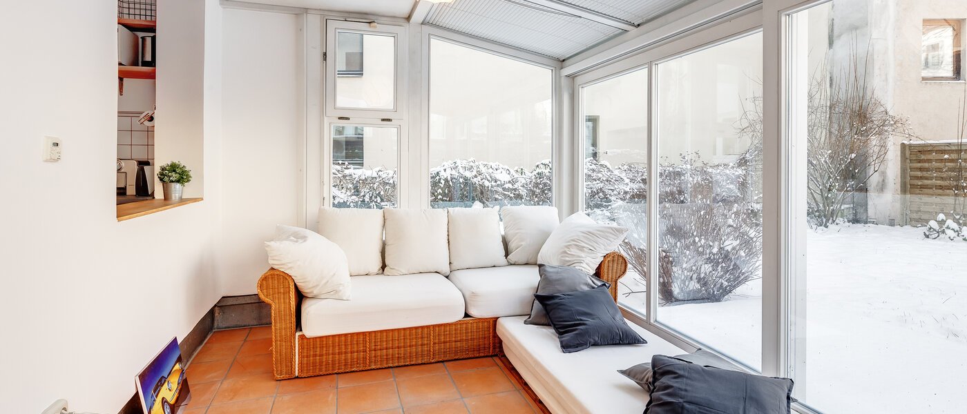 квартира с садом München Au 02 застекленная терраса 5163