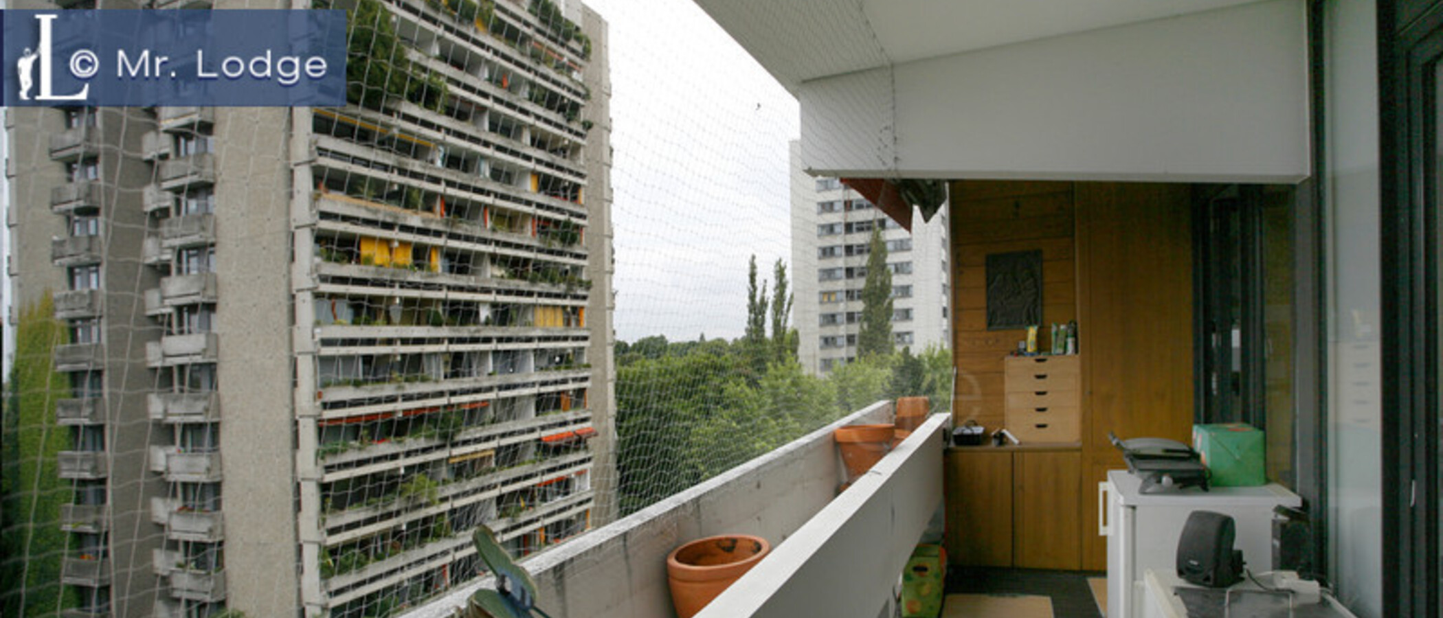 квартира München Schwabing-Georgenschwaige 04 балкон 5164