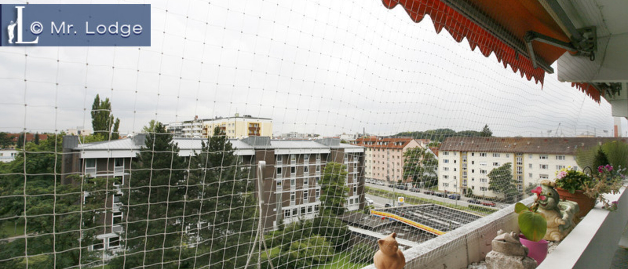 квартира München Schwabing-Georgenschwaige 03 вид из окна 5164