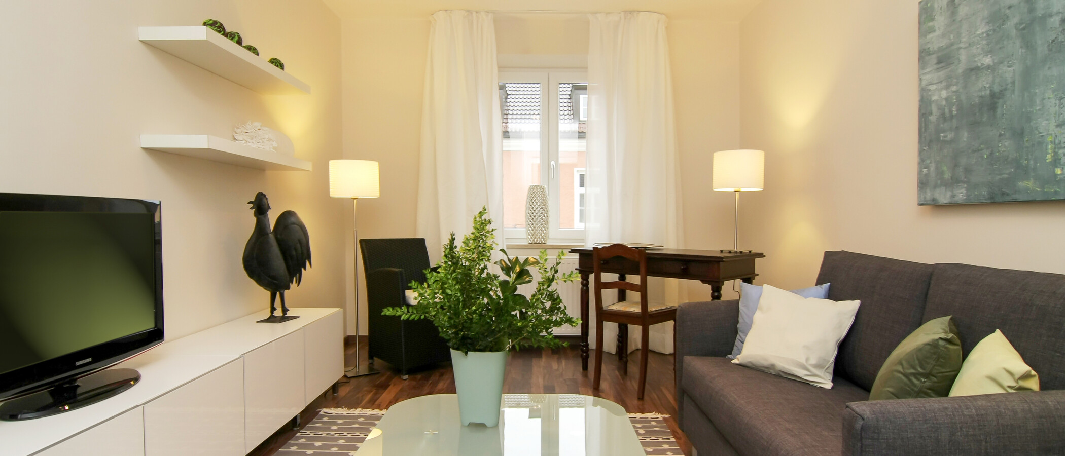 квартира München Isarvorstadt 01 гостиная 5192