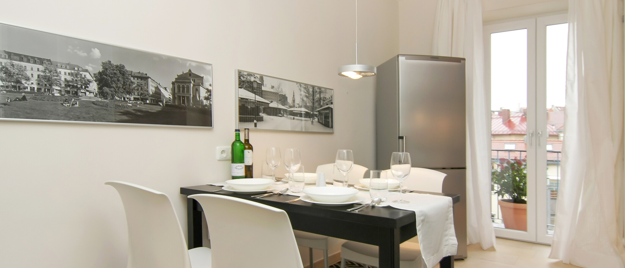 квартира München Isarvorstadt 01 столовая 5192