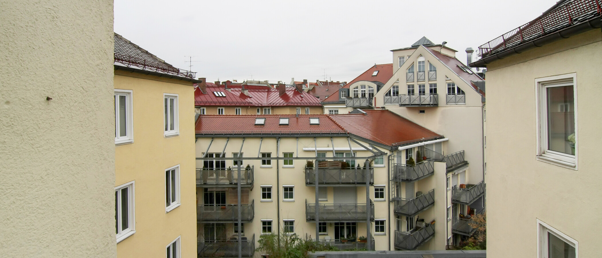 квартира München Isarvorstadt 01 вид из окна 5192