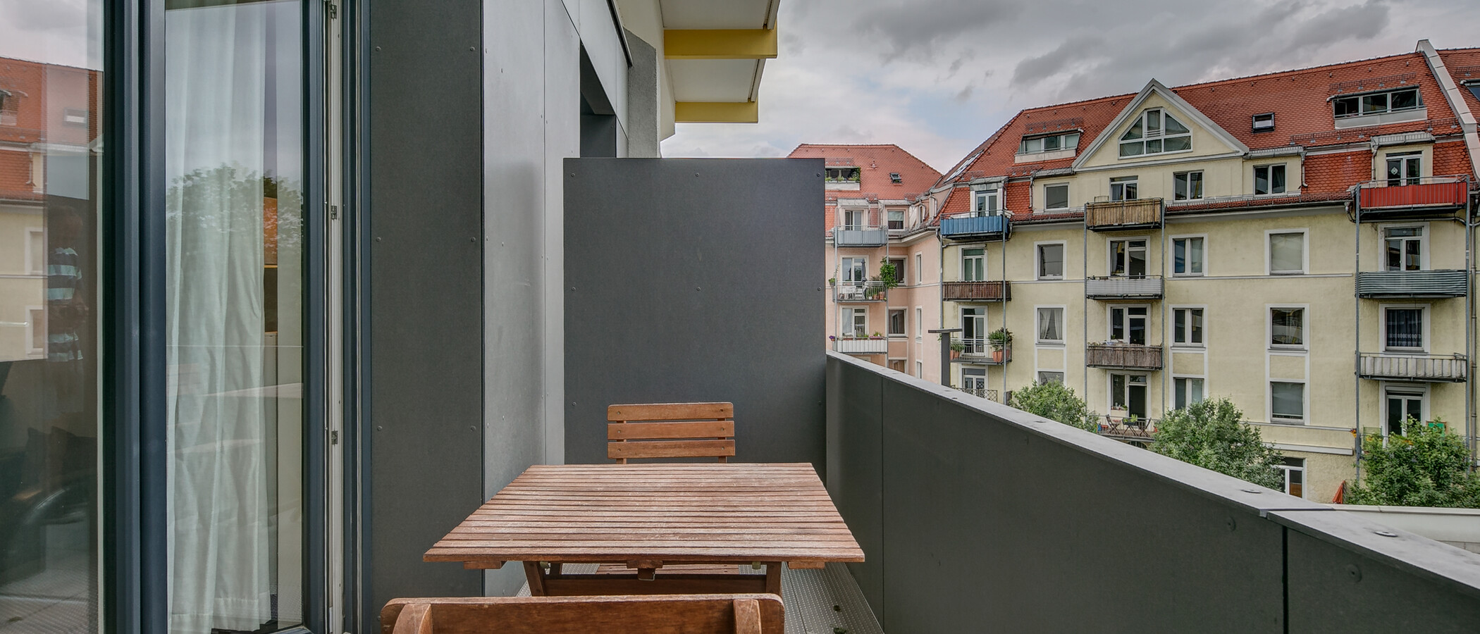 квартира München Schwabing (rechts der Leopoldstraße) 01 балкон 5202