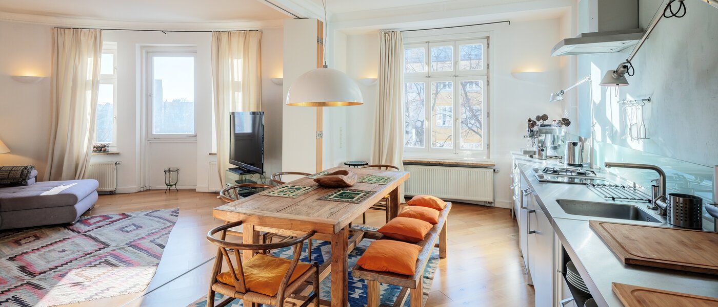 квартира München Neuhausen 04 кухня 5216