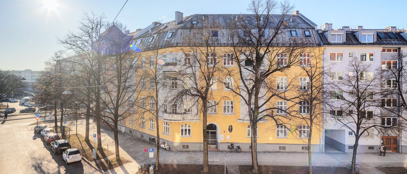 квартира München Neuhausen 02 вид из окна 5216